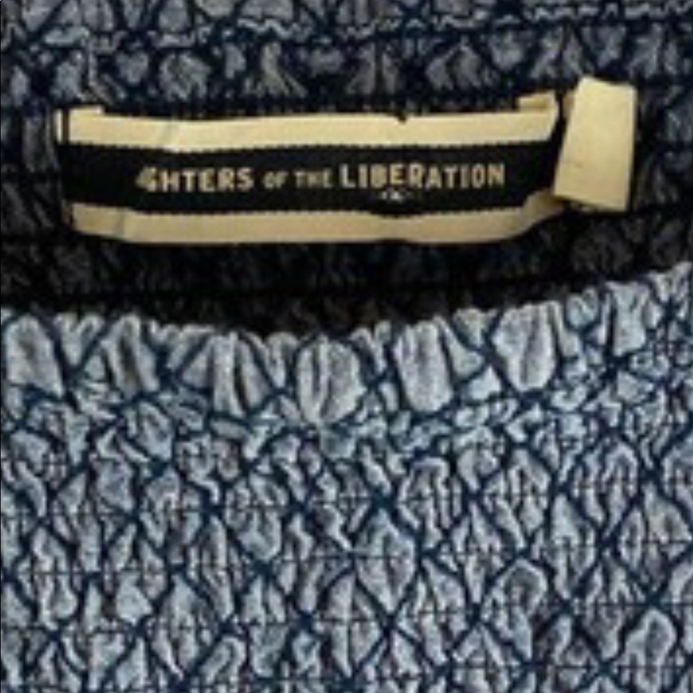 Anthropologie Daughters of the Liberation Chambray Tiered Maxi Dress - Picture 5 of 6